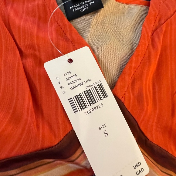 Anthropologie Tanvi Kedia V-Neck Colorblock Midi Dress - Picture 16 of 16